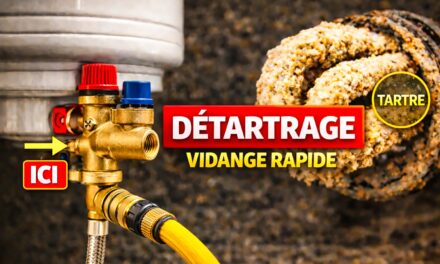 Détartrer un chauffe-eau : vidange rapide (appel d’air)