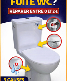 3 endroits où ton WC perd de l&rsquo;eau